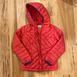 Columbia hooded girls puffer